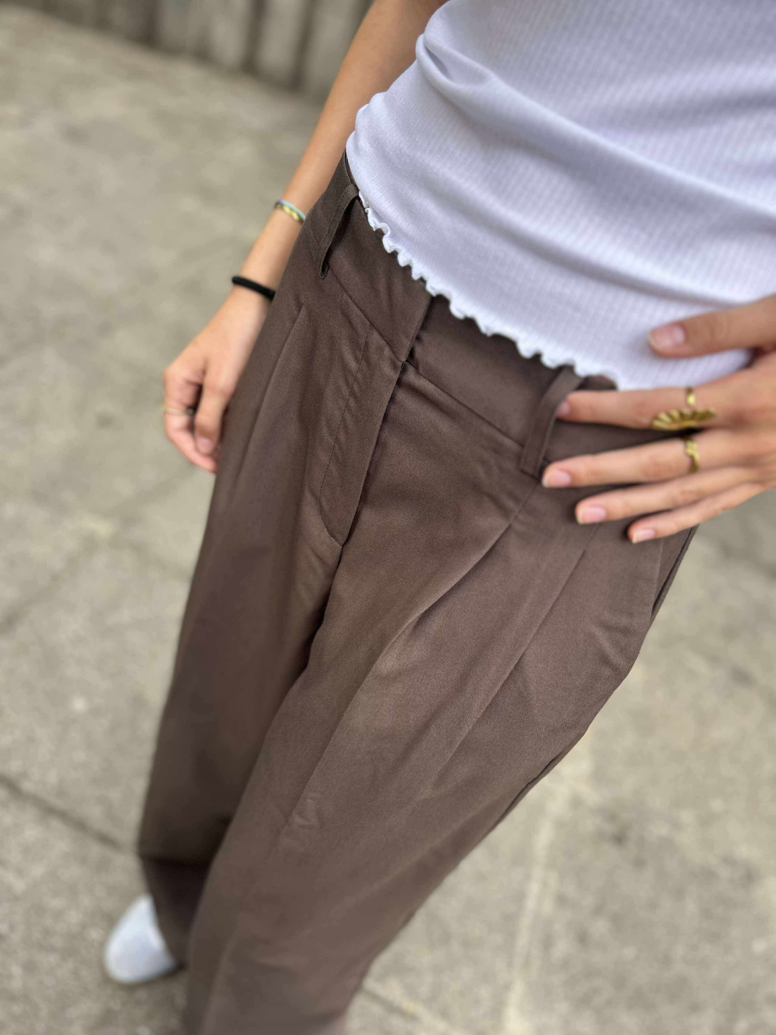 VMNILA Trousers - Chocolate Brown
